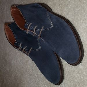Johnston and Murphy, Blue Suede Chukka, Size 10 Medium (D width)